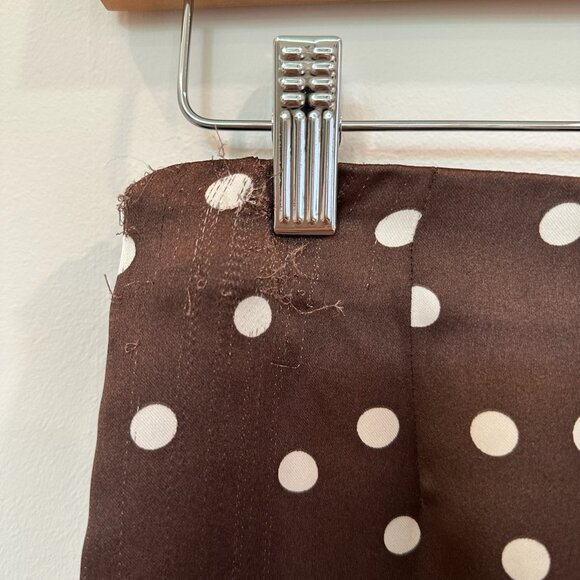 ZARA Brown Polka Dot Pants - Picture 3 of 5